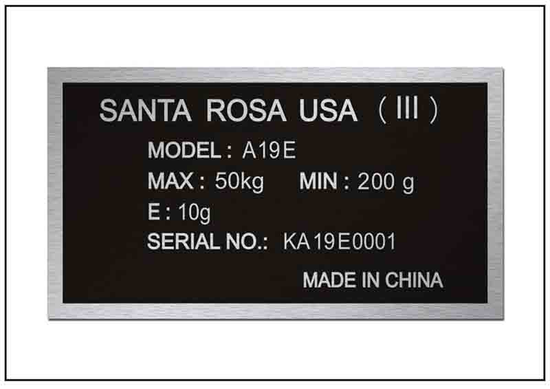 背膠金屬銘牌標(biāo)牌